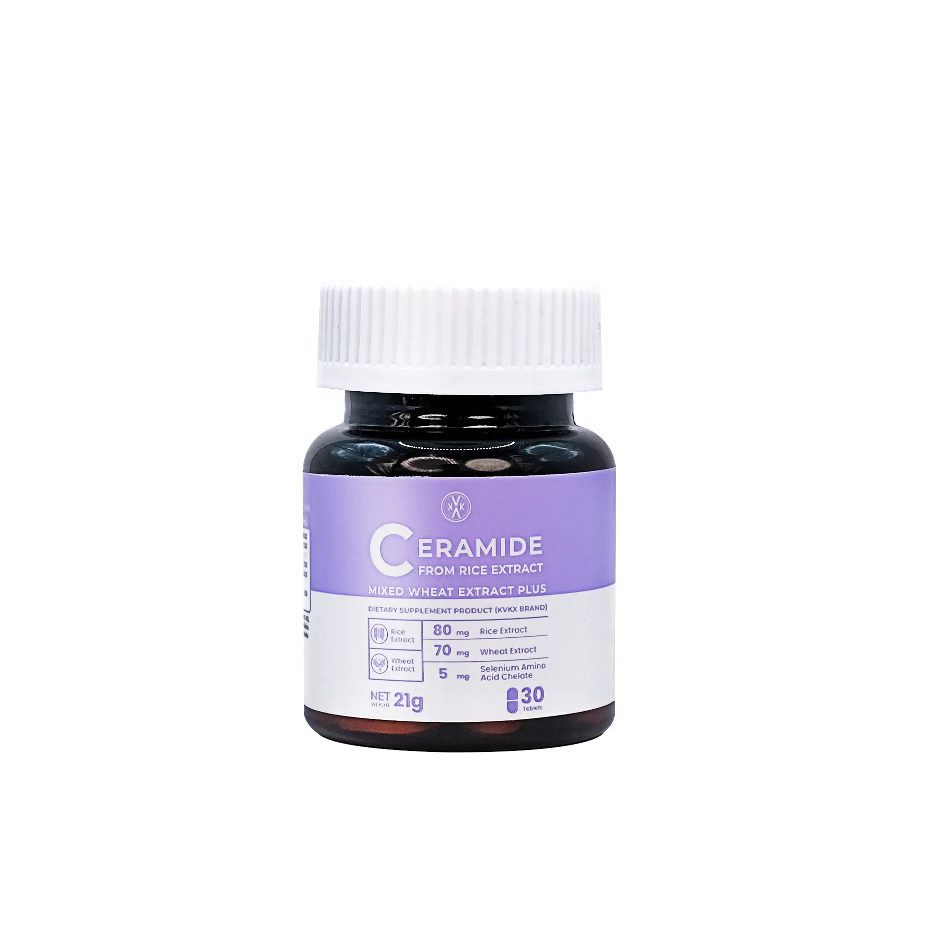 KVKX SUPPLEMENT Ceramide Max Super-Skinfood เซอราไมด์ญี่ปุ่น 15mg เสริมเกราะป้องกันผิวชุ่มชื้น