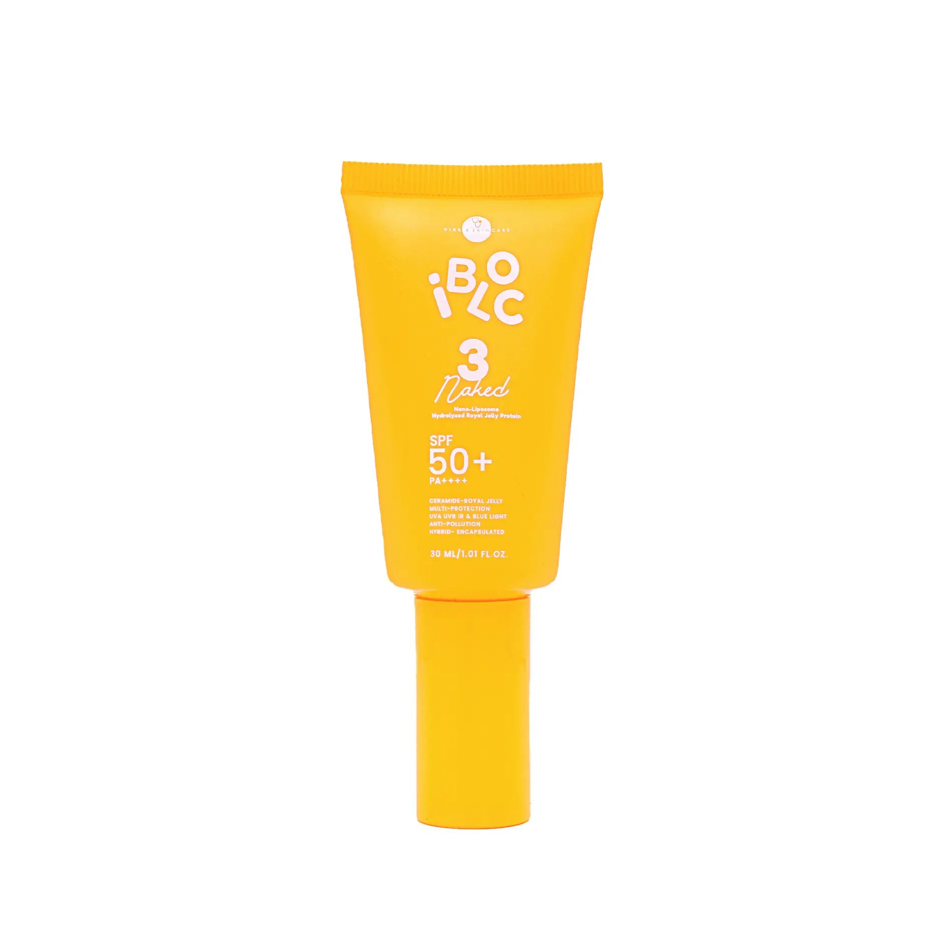 i-Bloc Naked Hybrid Sunscreen SPF50+ PA++++ กันแดดส้มหมอกุ้ง กันน้ำ กันเหงื่อ 30g