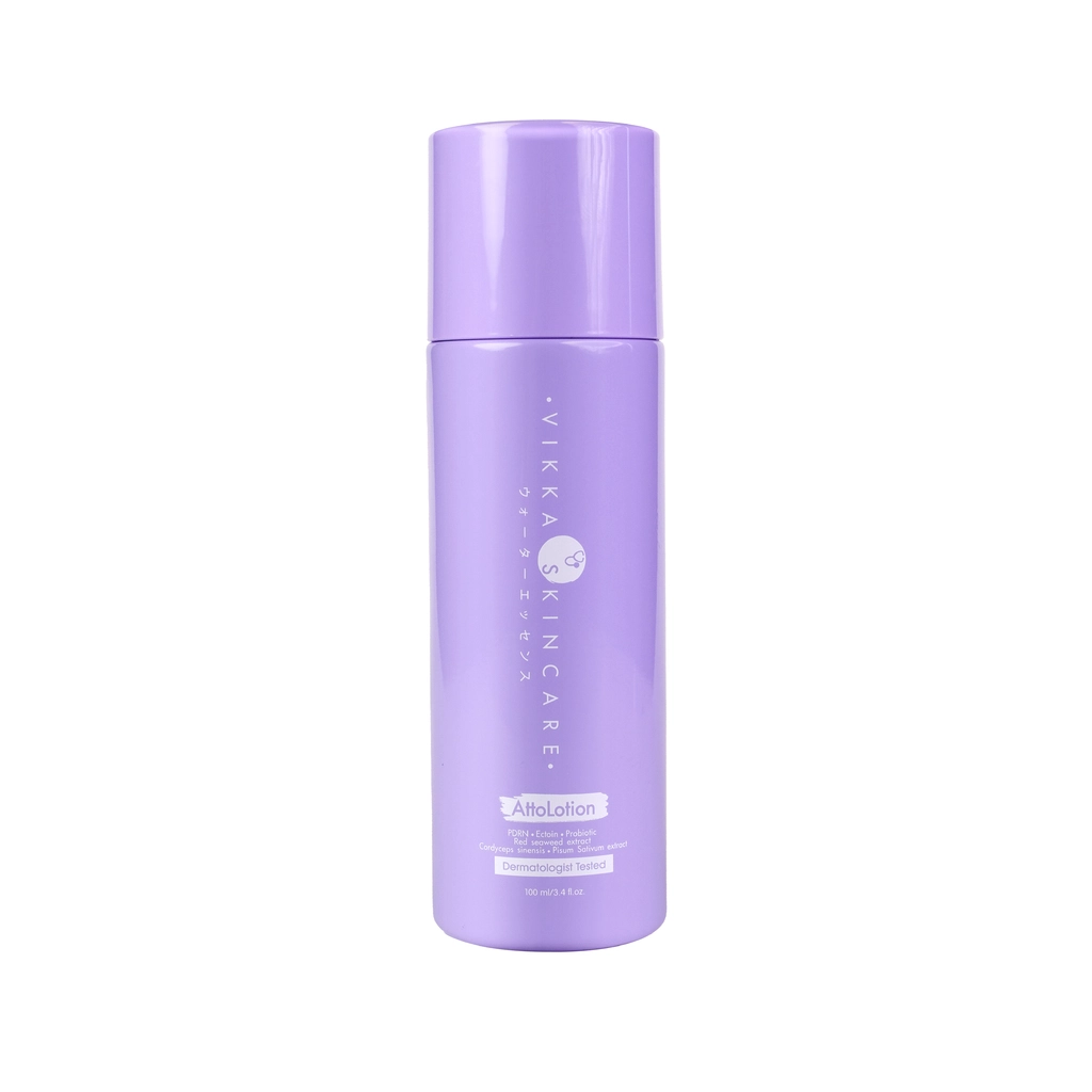 VIKKA SKINCARE ATTO LOTION น้ำตบหน้าใสหมอกุ้ง ผลัดเซลล์ผิวอย่างอ่อนโยน รูขุมขนกระชับ 100ml.
