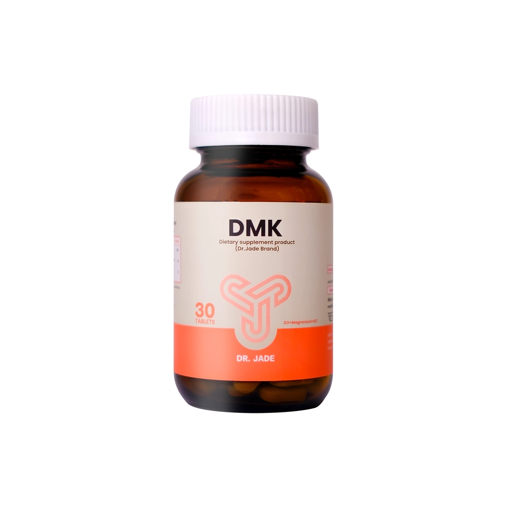 DR.JADE DMK อาหารเสริมวิตามิน D3, Magnesium และ K2 บำรุงกระดูก เสริมภูมิคุ้มกัน 30 แคปซูล