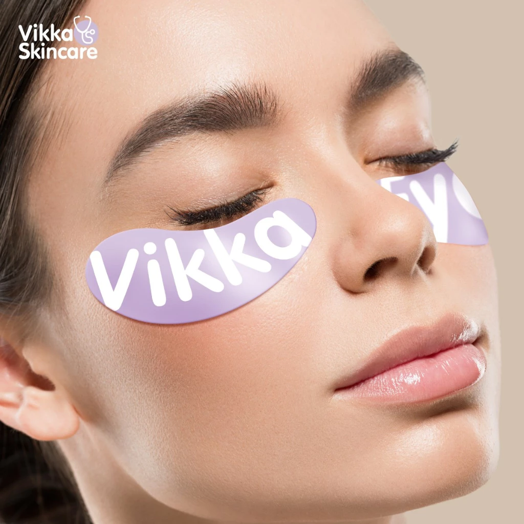 อายมาส์กหมอกุ้ง VIKKA Reusable Under Eye Masks แผ่นแปะใต้ตา Medical Grade เพิ่มประสิทธิภาพอายครีม