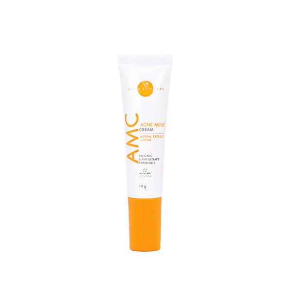 Acne Move Cream 10g 1 หลอด แต้มสิวออแกนิกหมอกุ้ง ลดสิวอุดตัน สิวอักเสบ