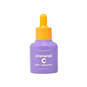 VIKKASKINCARE C'Resveratrol Plus Ceramide 30 ml เซรั่มวิตามินซีองุ่นแดง ยกระดับผิวกระจ่างใส