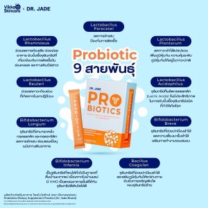 HMO Probiotics โพรไบโอติก 9 สายพันธุ์ 10,000 ล้าน CFU ปรับสมดุลลำไส้ เสริมภูมิคุ้มกัน ตกขาว - Image 3