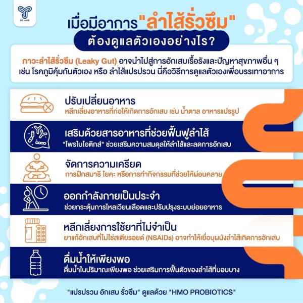 HMO Probiotics โพรไบโอติก 9 สายพันธุ์ 10,000 ล้าน CFU ปรับสมดุลลำไส้ เสริมภูมิคุ้มกัน ตกขาว