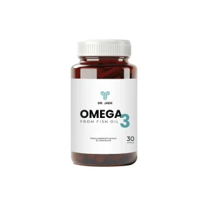 OMEGA-3 From Fish Oil (Dr.Jade Brand ) ผลิตภัณฑ์เสริมอาหาร โอเมก้า-3 น้ำมันปลา (ตรา ด็อกเตอร์เจด ) บรรจุ 30 เม็ด